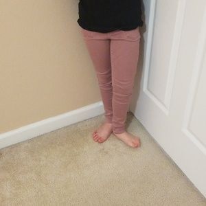 Pink girls size 7 jeans